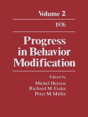 cover image of Progress in Behavior Modification, Volume 2